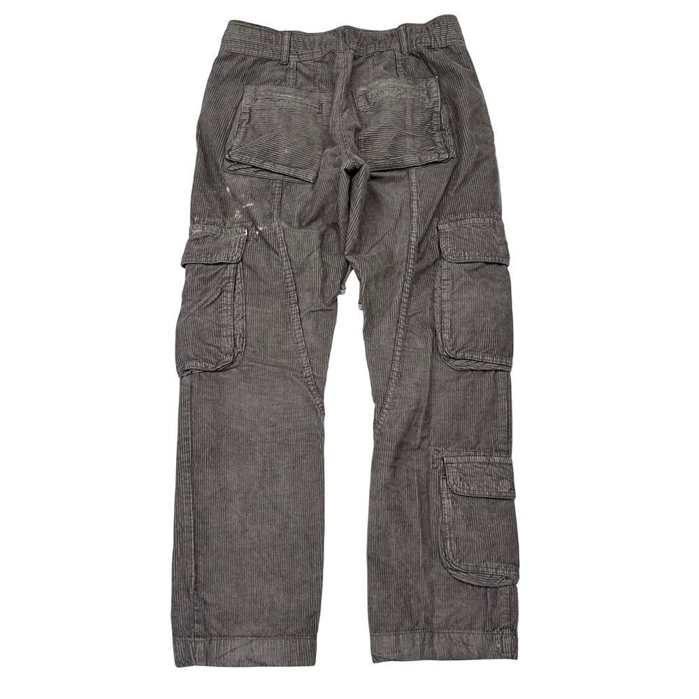 Free People We The Free Tahiti Corduroy Cargo Pants Womens Size XS Gray Boho - Picture 2 of 9